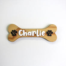 Load image into Gallery viewer, Bone Shaped Collar or Leash Holder Personalised
