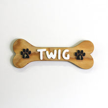 Load image into Gallery viewer, Bone Shaped Collar or Leash Holder Personalised
