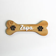 Load image into Gallery viewer, Bone Shaped Collar or Leash Holder Personalised
